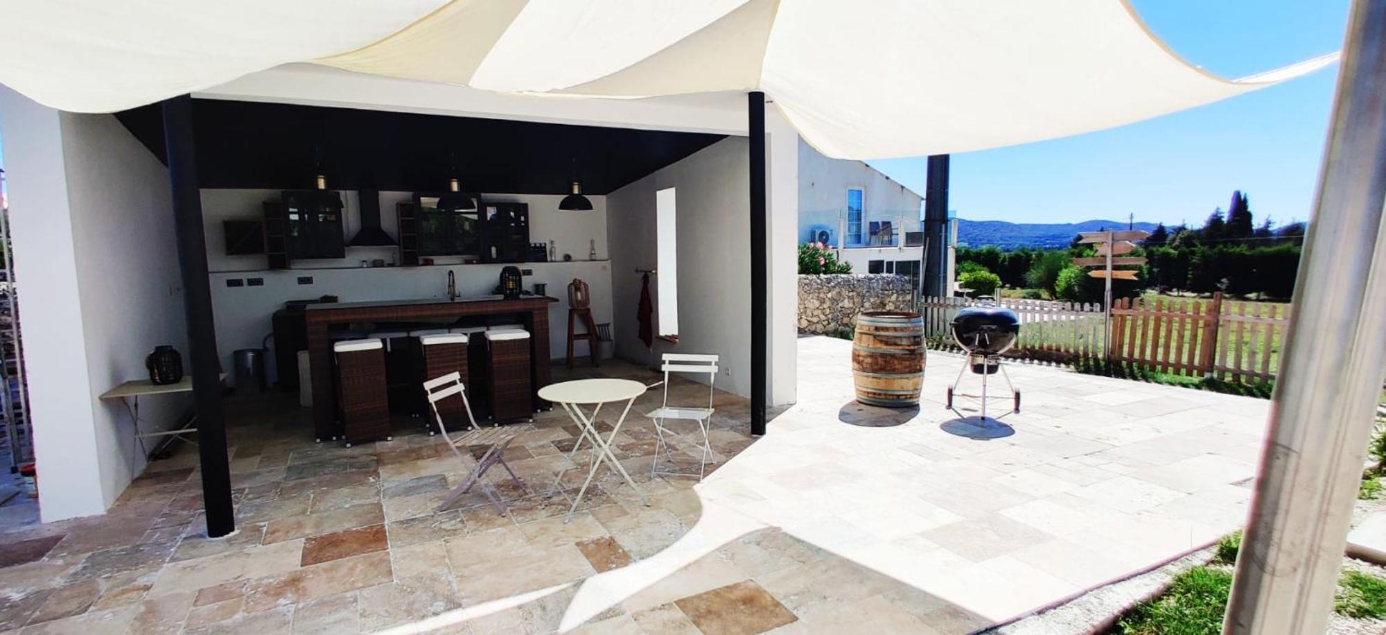 Chambre Cosy Avec Terrasse Sur La Colline Boisee, Parking Prive, Jardin, Calme, Climatisation, 10 Mn Pont Du Gard Num7 Рошфор-дю-Гар Екстериор снимка